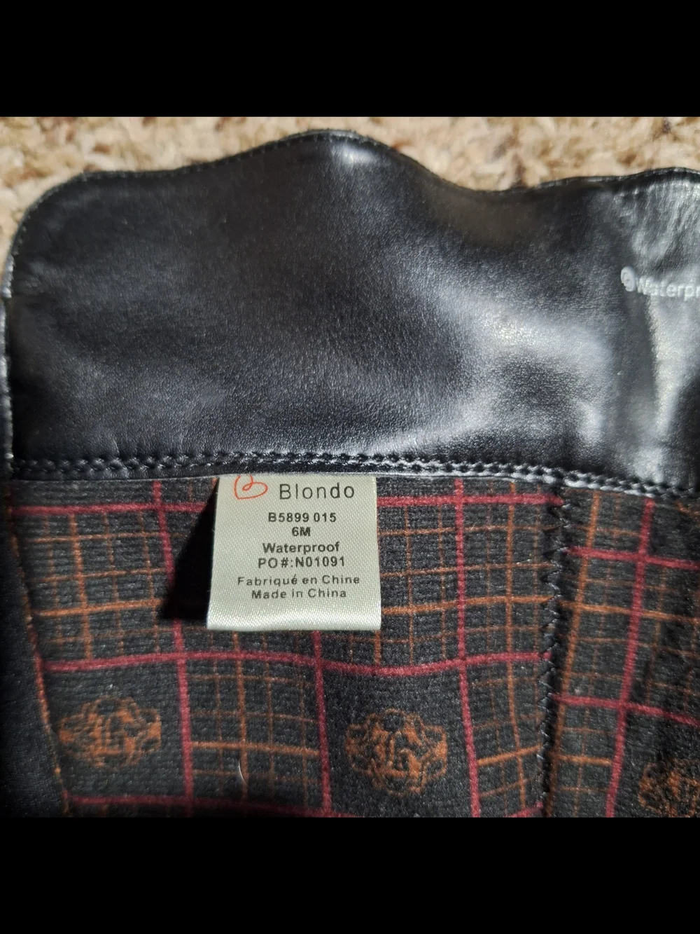 Blondo Olivia Waterproof Black Leather Knee High Boots Size 6M